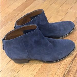 Lucky Brand Navy Ankle Booties